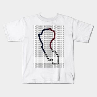 Melbourne - F1 Track Kids T-Shirt